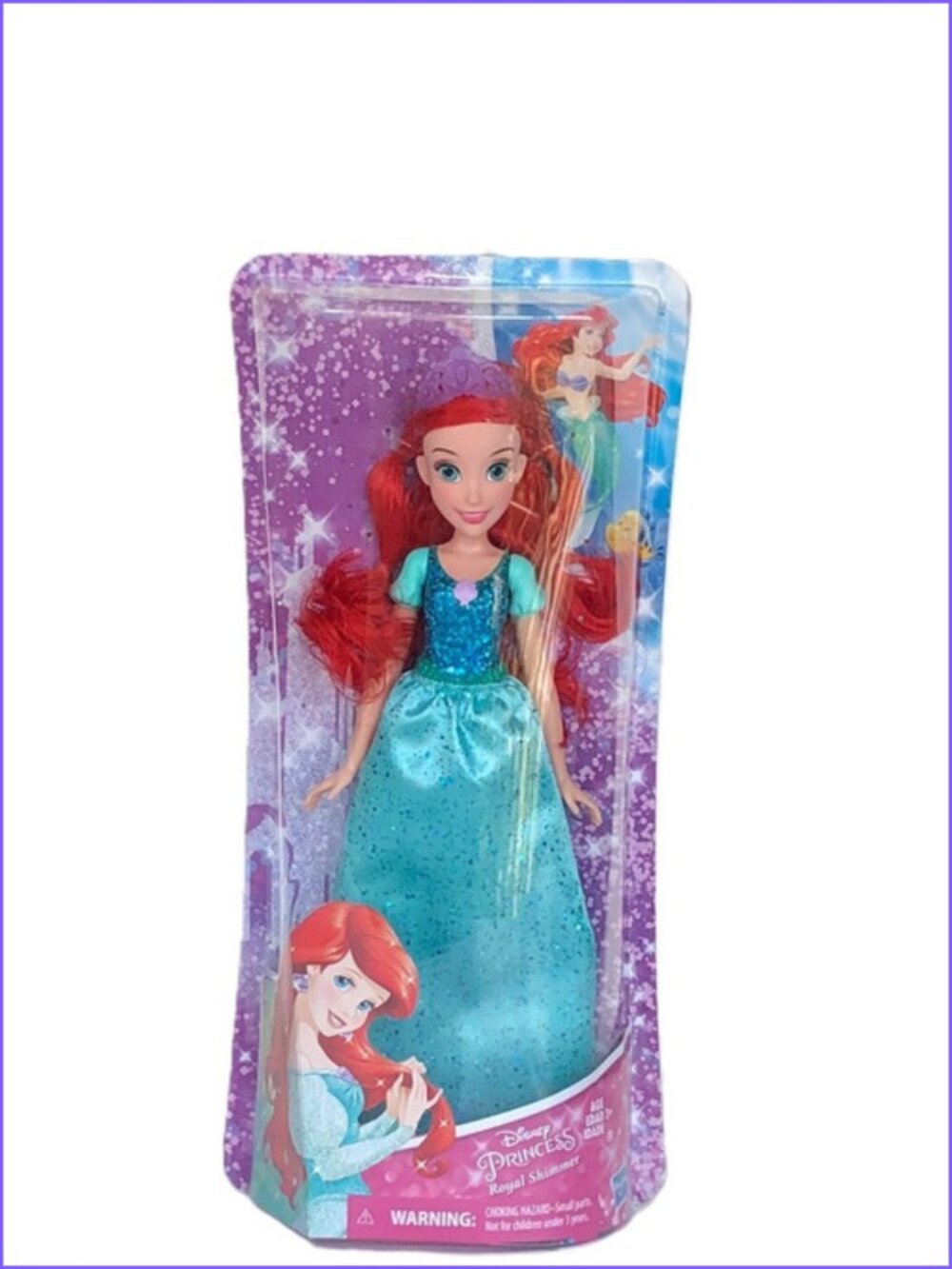 Hasbro Disney Princess Royal Shimmer Doll -Ariel Mermaid 11" New In Box